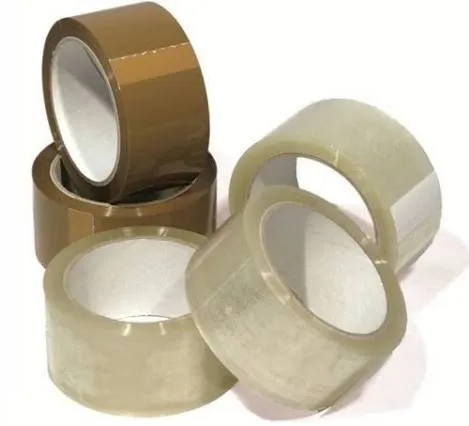 Industrial BOPP Carton Packing Tape 2" (Pack of 3 - Brown & Clear)